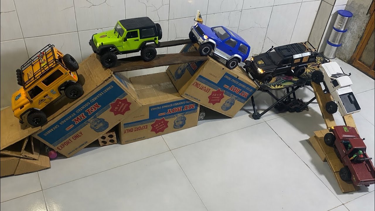 INSANE RC Off-Road Obstacle Course Challenge | Jeep, Defender, Land Cruiser, Pajero