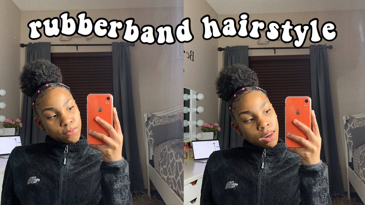 RUBBERBAND BUN HAIRSTYLE TUTORIAL || Asia & Aubree