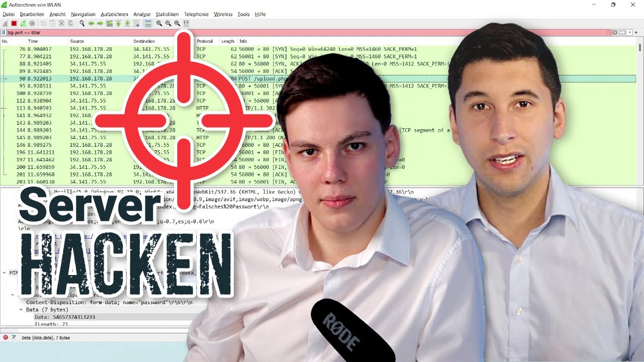 Wir hacken einen WEBSERVER (mit David Colombo) - IT Security Einf&uuml;hrung