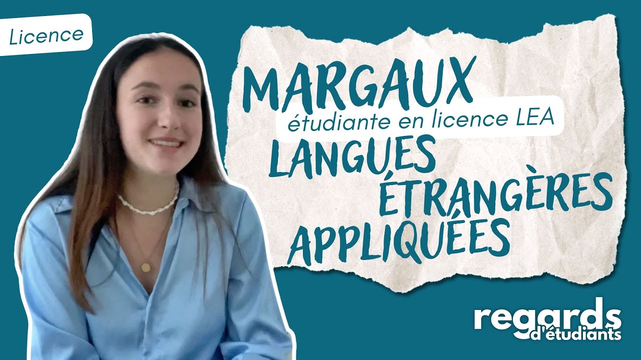 Licence LEA - Margaux | Regards d'Étudiants