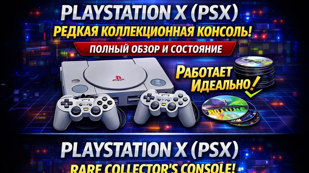 PLAYSTATION X (PSX) — РЕДКАЯ КОЛЛЕКЦИОННАЯ КОНСОЛЬ | ПОЛНЫЙ ОБЗОР И СОСТОЯНИЕ #playstation #psx #ps