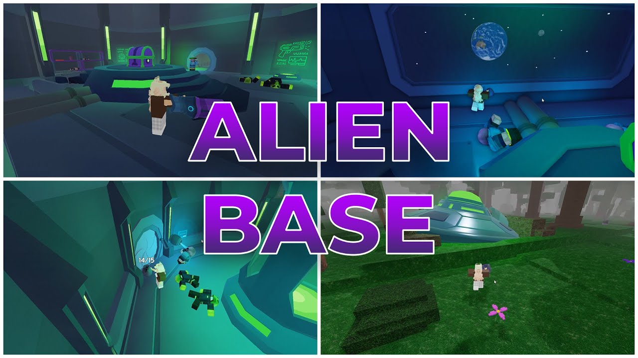 ROBLOX 99 NIGHTS IN THE FOREST | I CLEANED ENTIRE ALIEN BASE