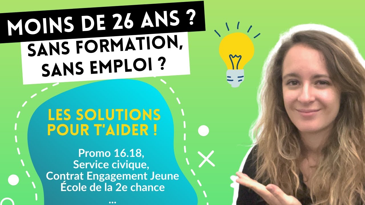Les solutions pour les jeunes sans formation et sans emploi