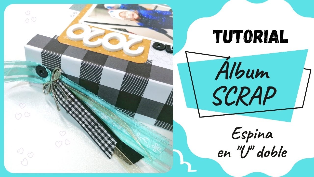 Tutorial Album Scrapbooking Invierno Gigi et Moi