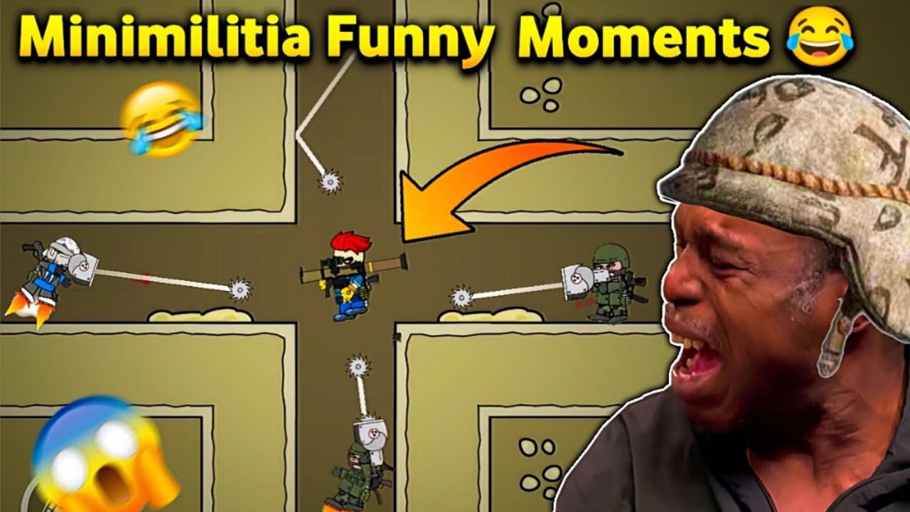 New 🔥Minimilitia Classic Funny ExE🤣😂 // Mini Militia New Video // Update