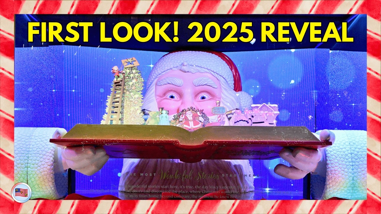 World Famous Macy’s Store Christmas Windows! Herald Square New York, NY 2025