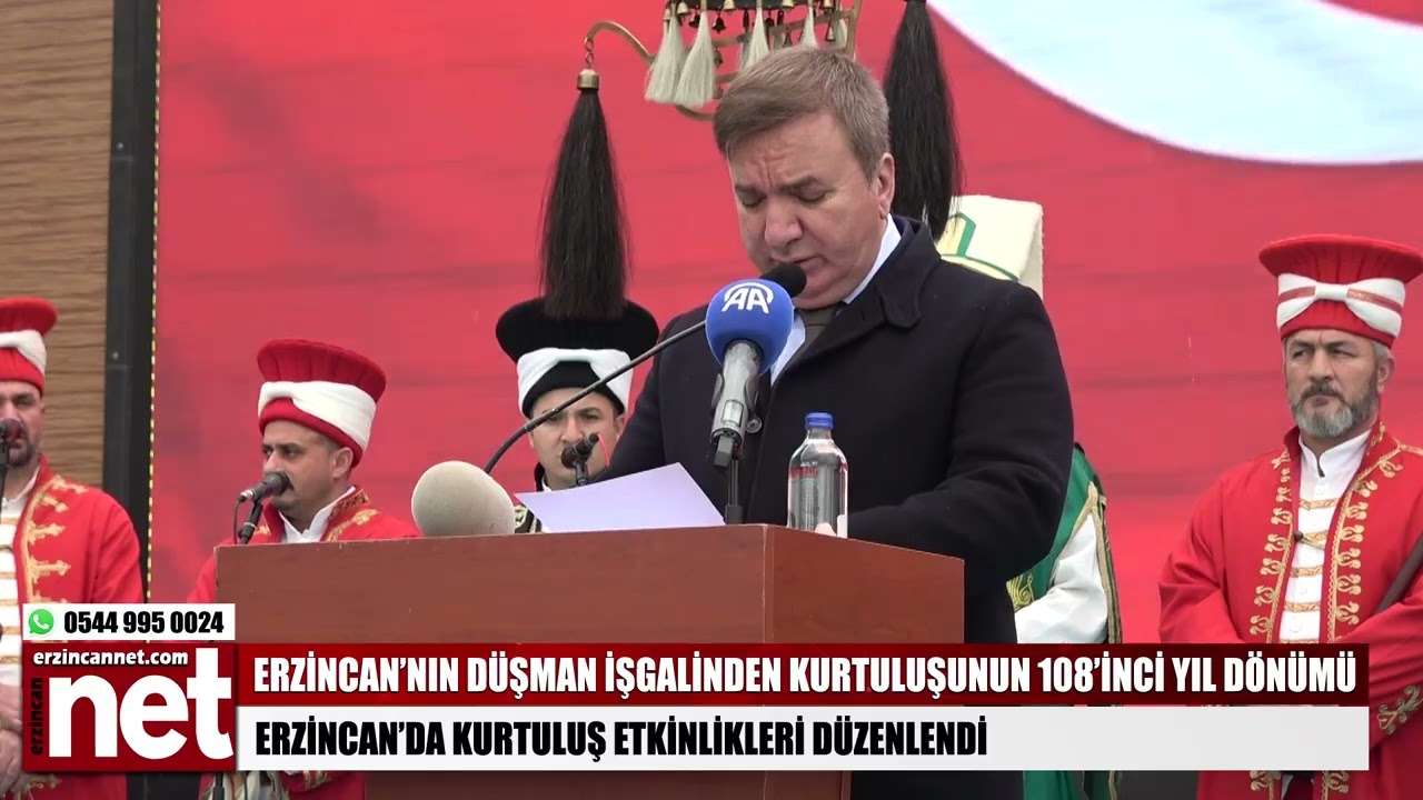 Erzincan 108 yaşında. Kutlama etkinlikleri yapıldı