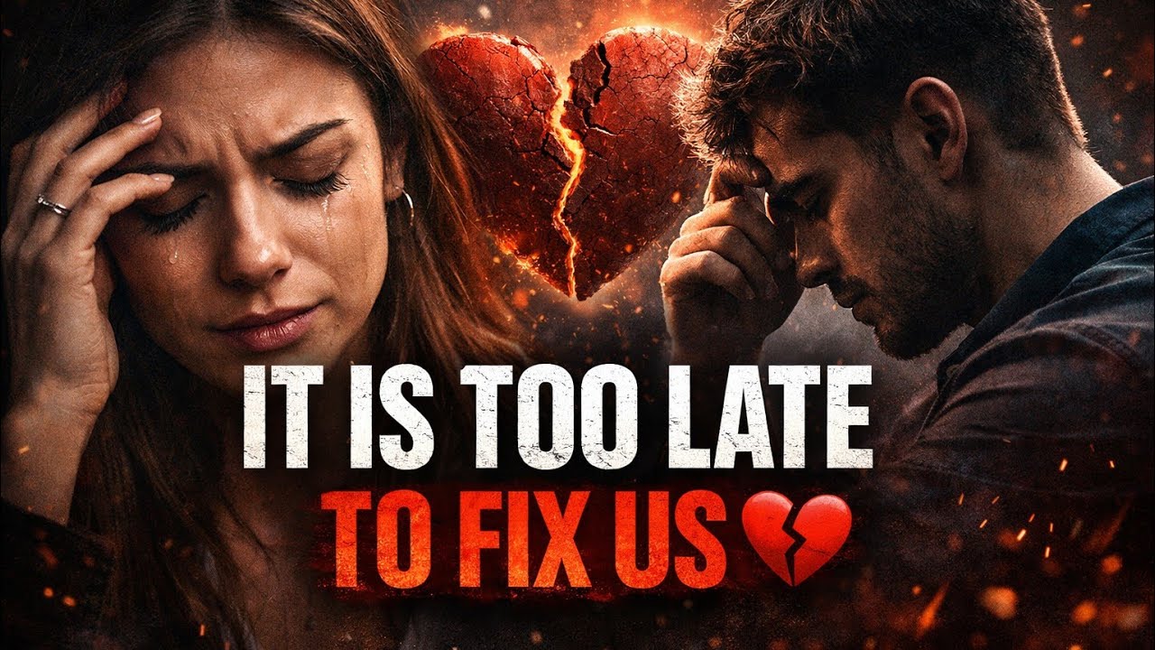 It Is Too Late to Fix Us 💔 | Deep Emotional Brokenhearted Love Song