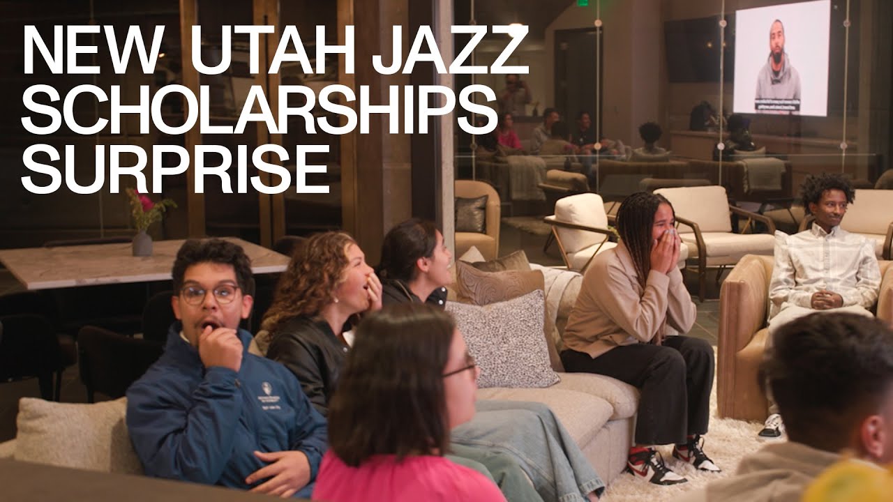 &ldquo;I still don&rsquo;t believe it!&rdquo; | 2022 Utah Jazz Scholarships Surprise