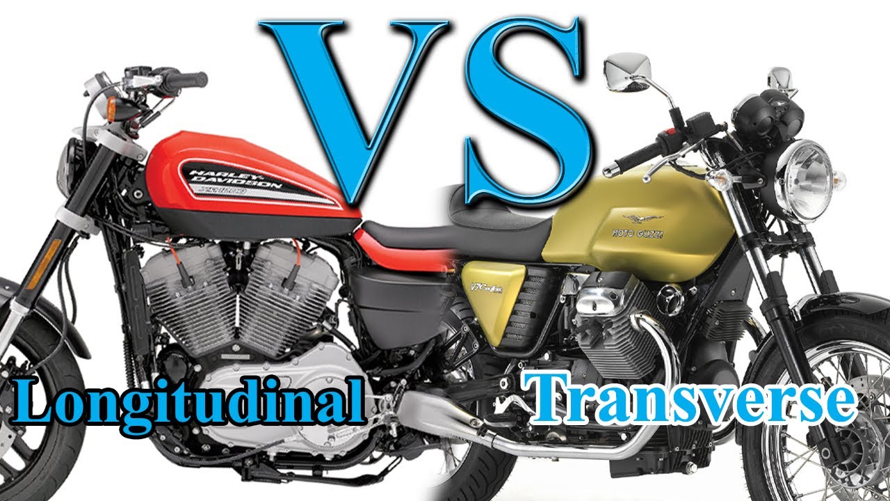 V-Twin Motorcycle Engines - Longitudinal (standard) VS Transverse