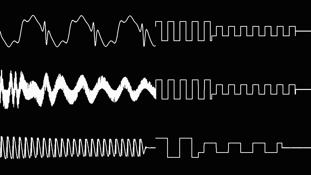 EVE: Burst Error - COMMON (YM2203) Oscilloscope View