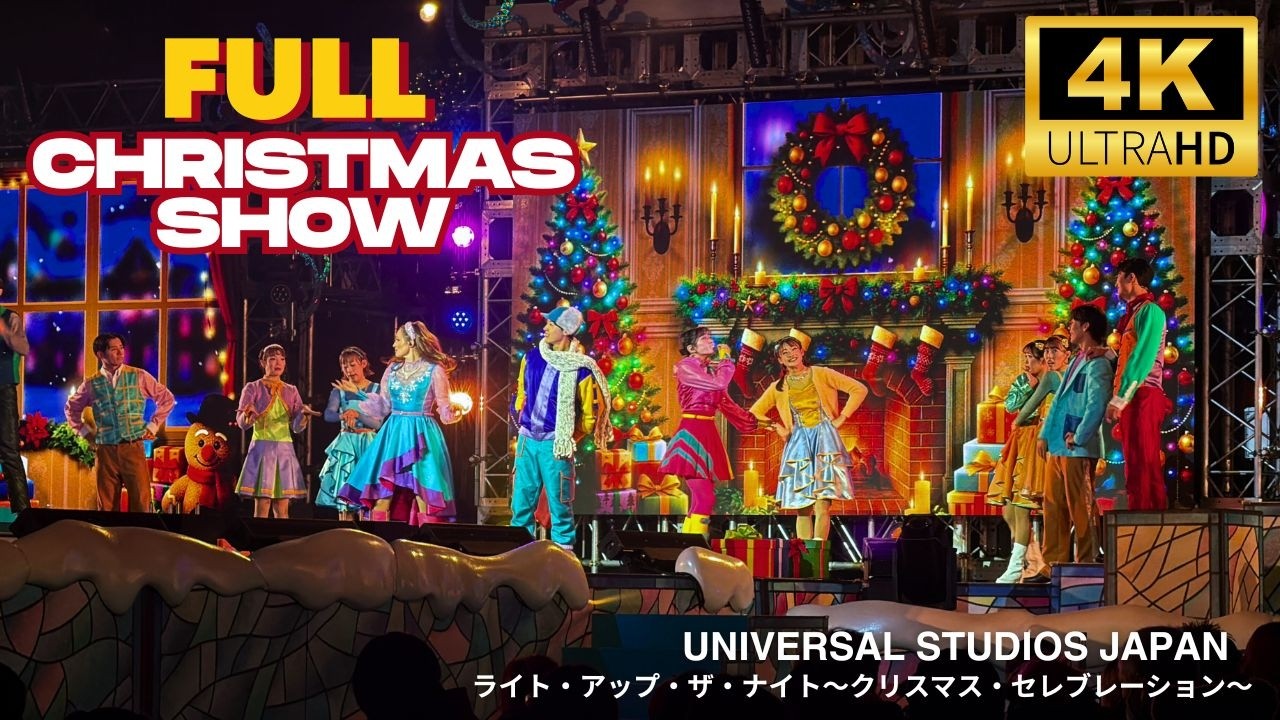 FULL SHOW | Light Up the Night Christmas Celebration &ndash; Universal Studios Japan