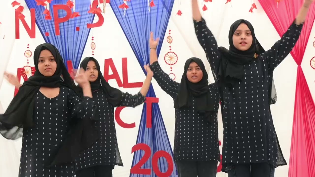 Har beti ka haq hai padhai 📚 V. N. Public School girls spreading a powerful message.