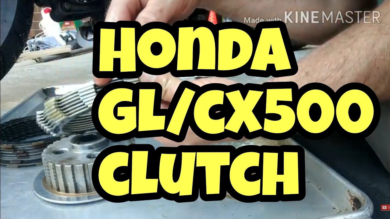 Honda GL 500 CX 500 clutch replacement in bike