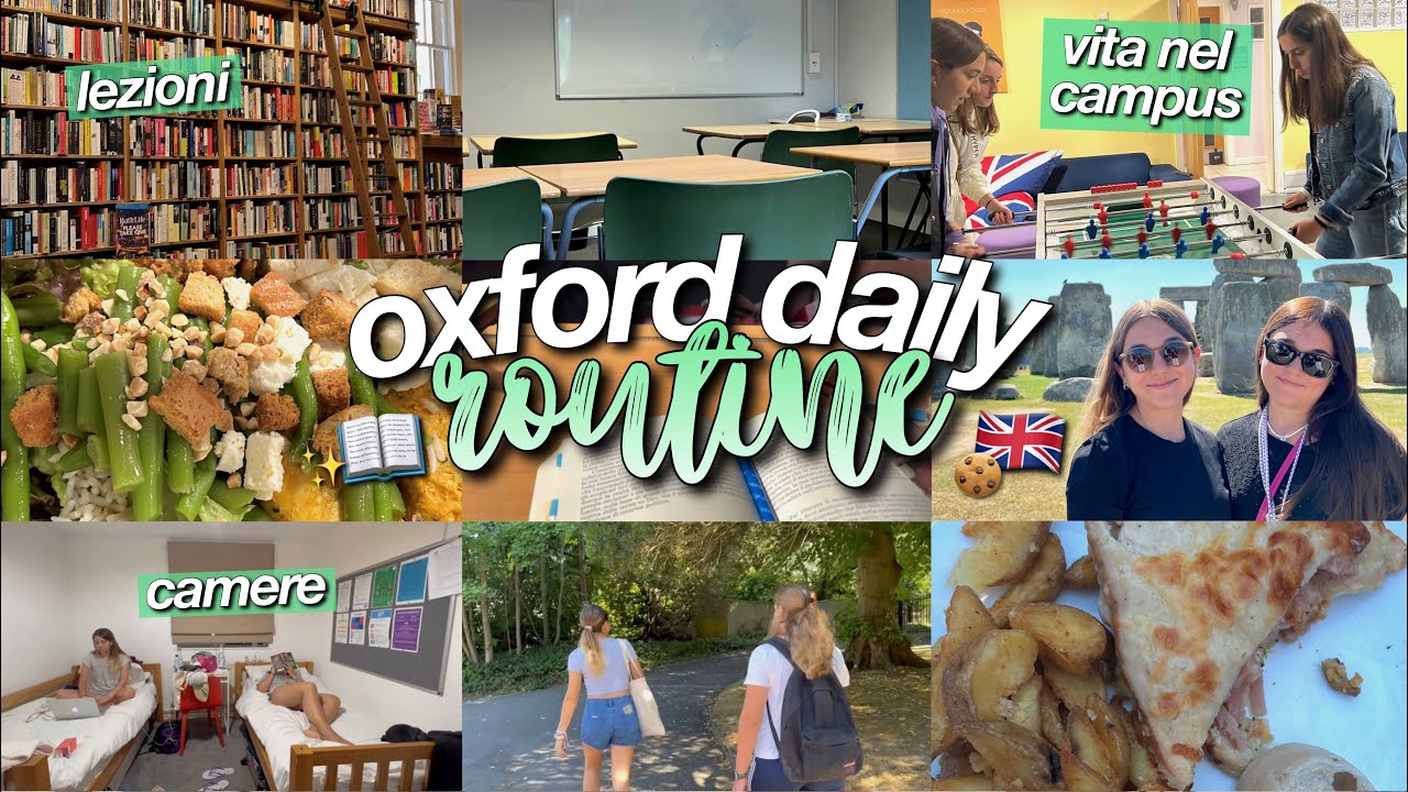 DAILY ROUTINE A OXFORD (morning+night) ☀️🇬🇧// vita in un campus inglese per 1 mese