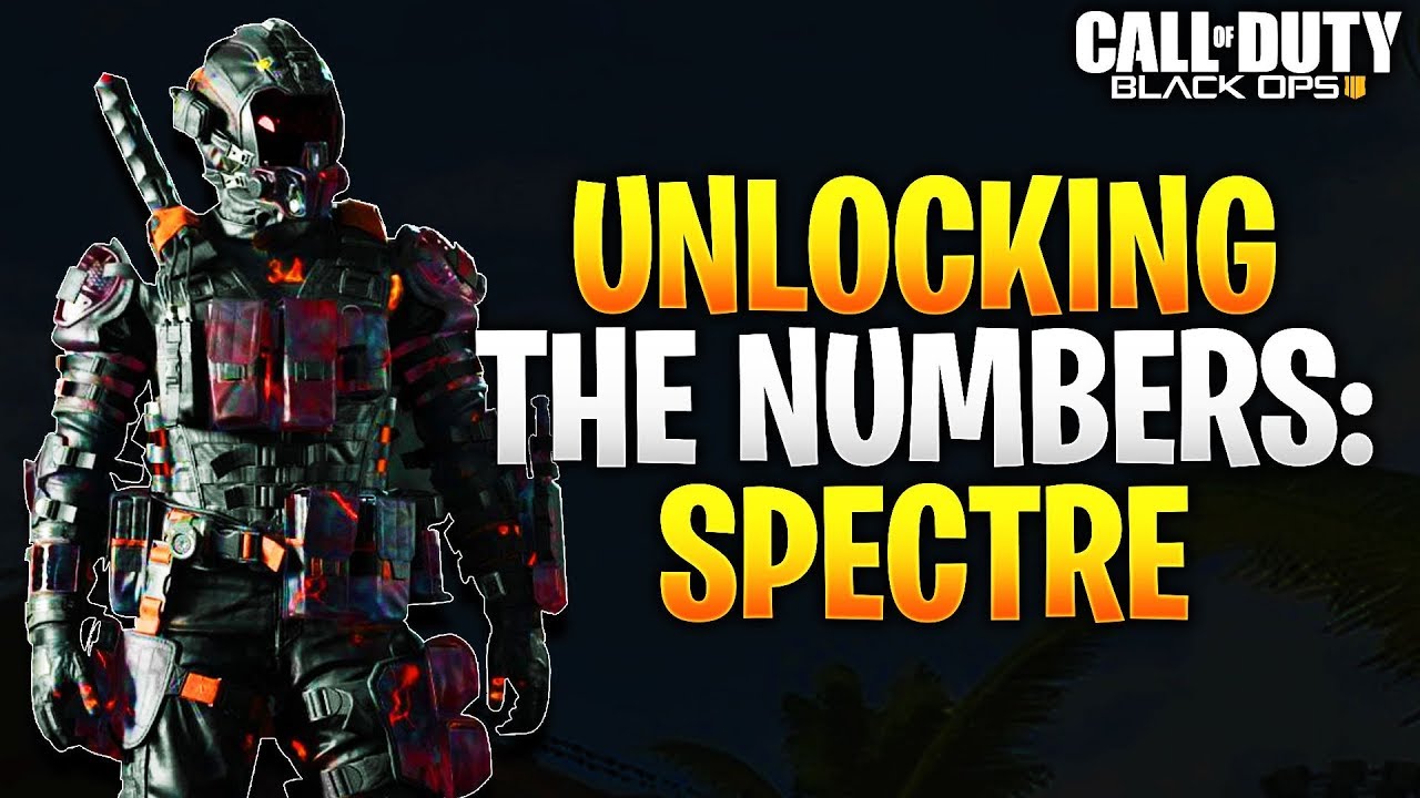 HOW TO UNLOCK THE NUMBERS OUTFITS IN BLACK OPS 4: SPECTRE NUMBERS OUTFIT EASY UNLOCK (COD BO4)