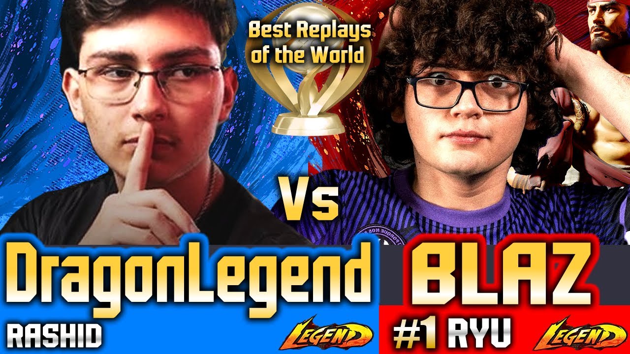 🔥 SF6 リュウ（ブレイズ vs ドラゴンレジェンド）🔥ラシード ▰ ストリートファイター6 ゲームプレイ ハイレベル