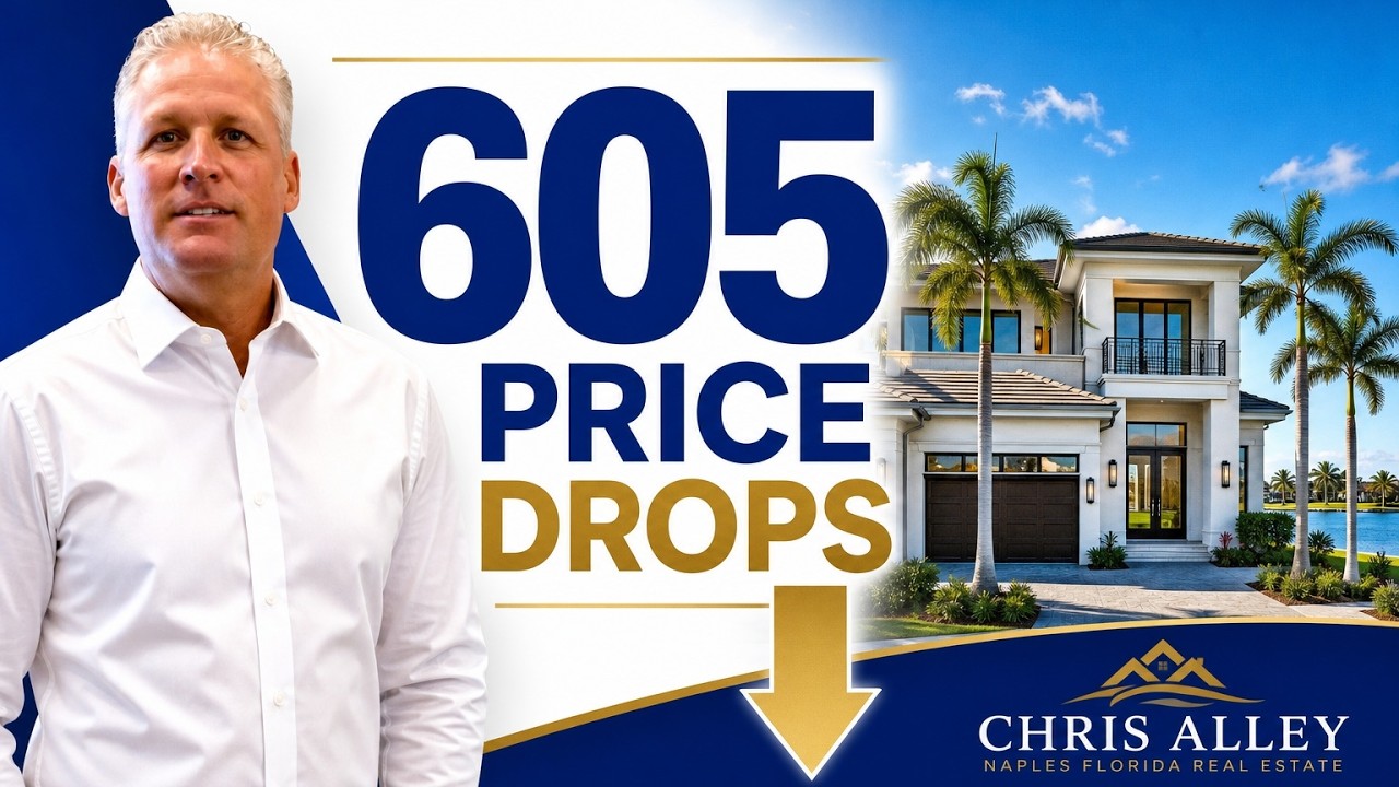 Naples Florida Real Estate Market: $623,250 Median + 605 Price Drops