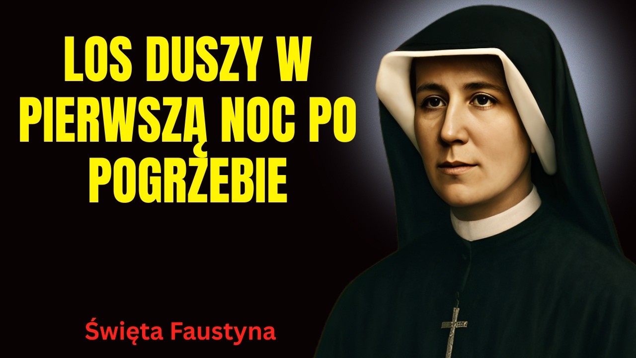 ŚWIĘTA FAUSTYNA UJAWNIA LOS DUSZY W PIERWSZĄ NOC PO POGRZEBIE
