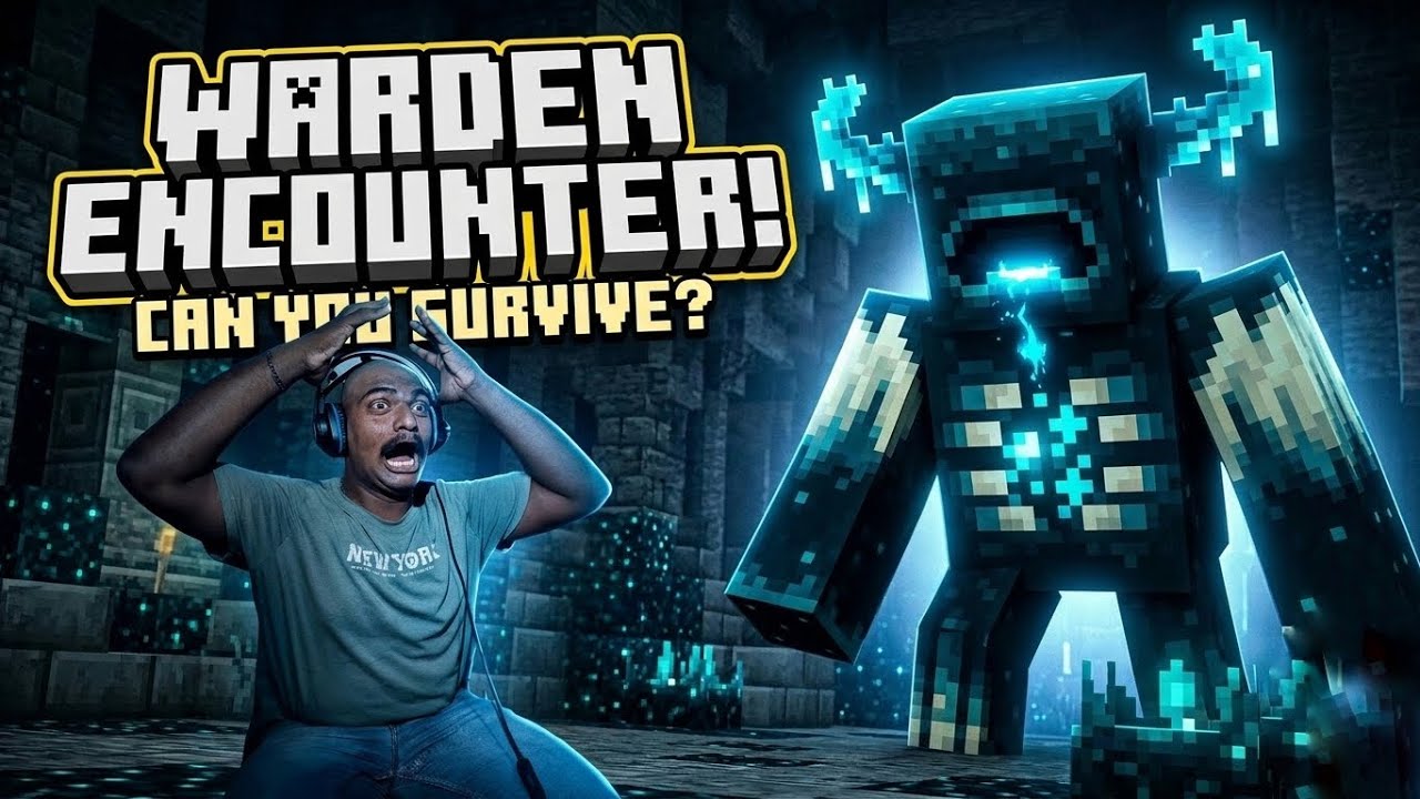 Nammude Minecraft First Episode - Warden ne vilich njn karanjapo!!!