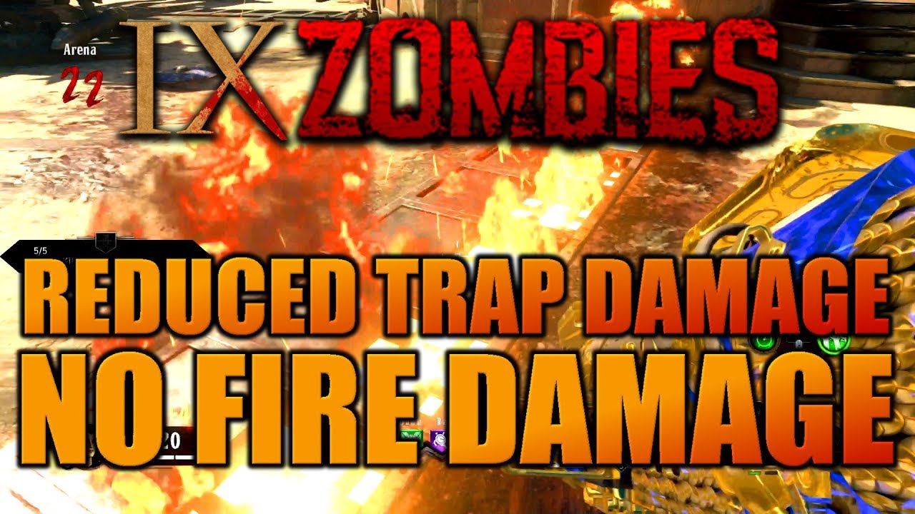 How To Take NO FIRE DAMAGE On IX Map - BO4 Zombies
