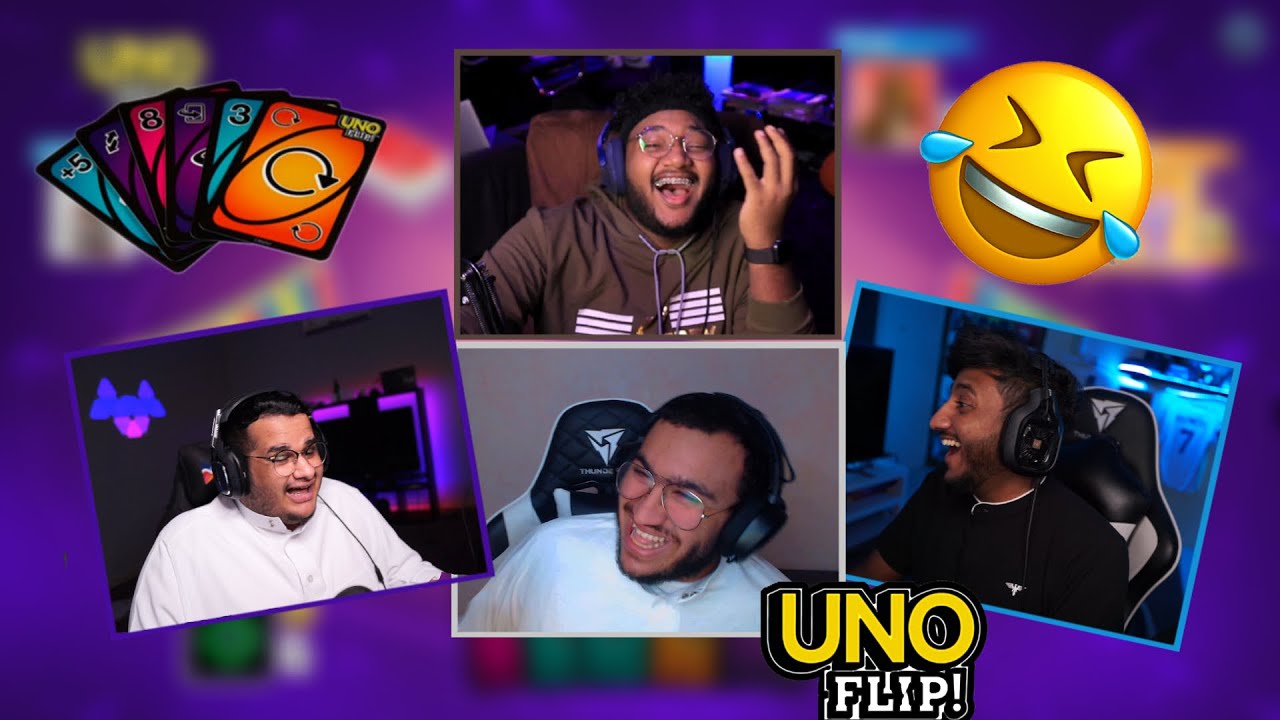 اونو مع للي و فهيدان و فزكس 🃏 | ضحكXضحك 😂😭!! - UNO FLIP