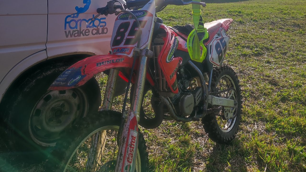 honda CR85 Yamaha dt , día de cronos off Road
