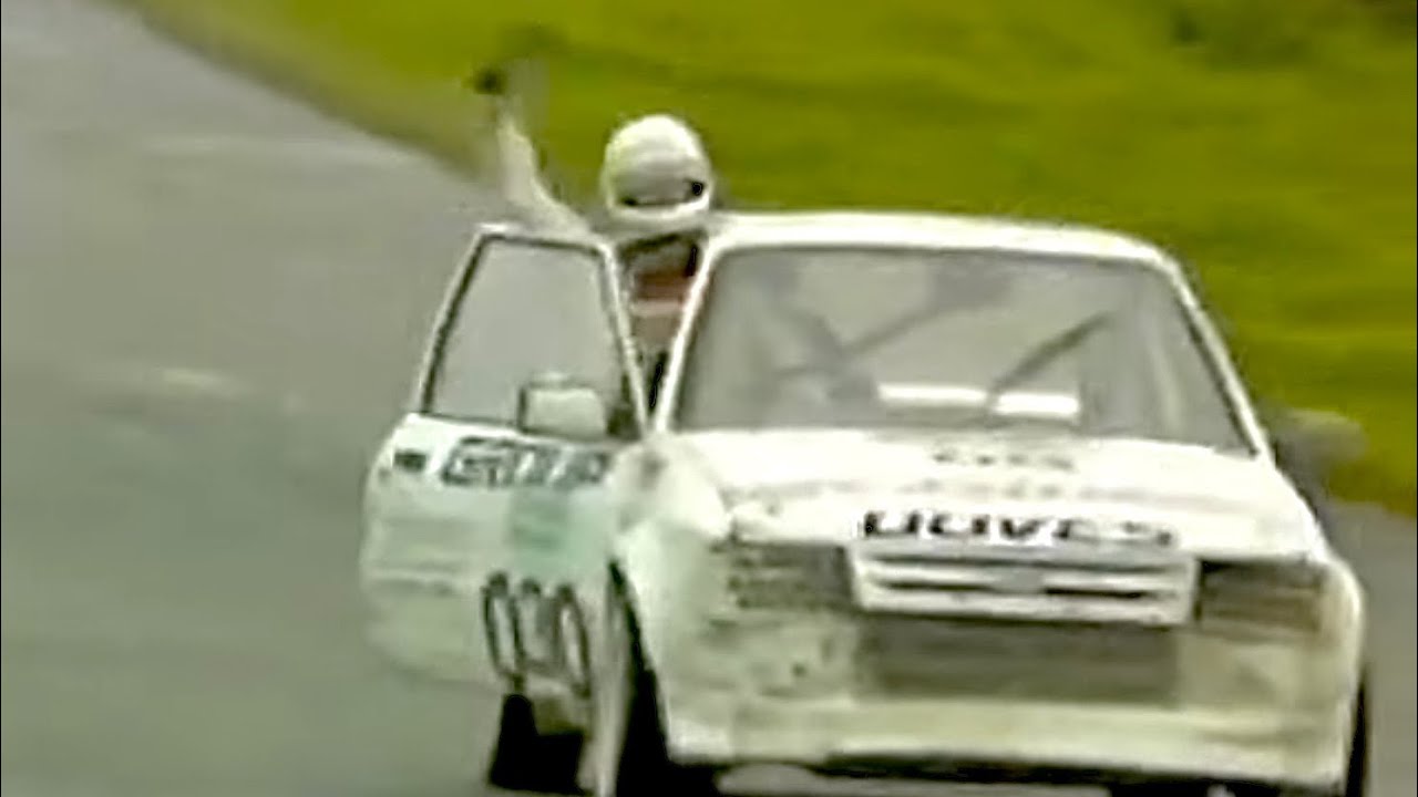 European Rallycross Ford Escort RS Turbo Trevor Reeves 1985 Division One A Final Lydden Hill.