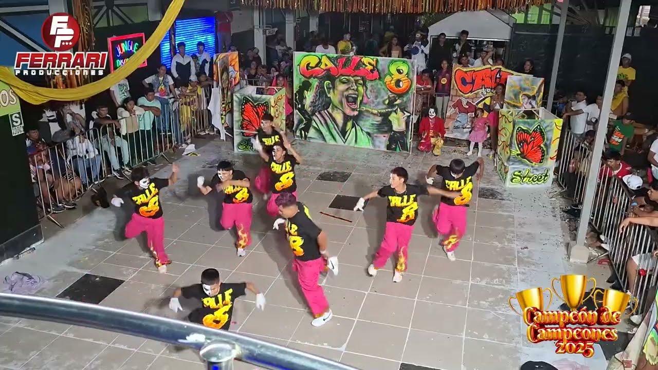 CAMPEÓN DE CAMPEONES 2025 - LA CALLE 8 - FERRARI PRODUCCIONES - PUCALLPA - PERÚ