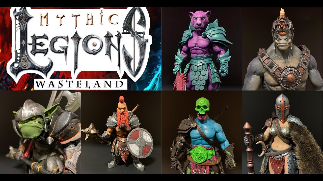 TOYS TRACKER : les figurines MYTHIC LEGIONS (Four Horsemen). En Français !