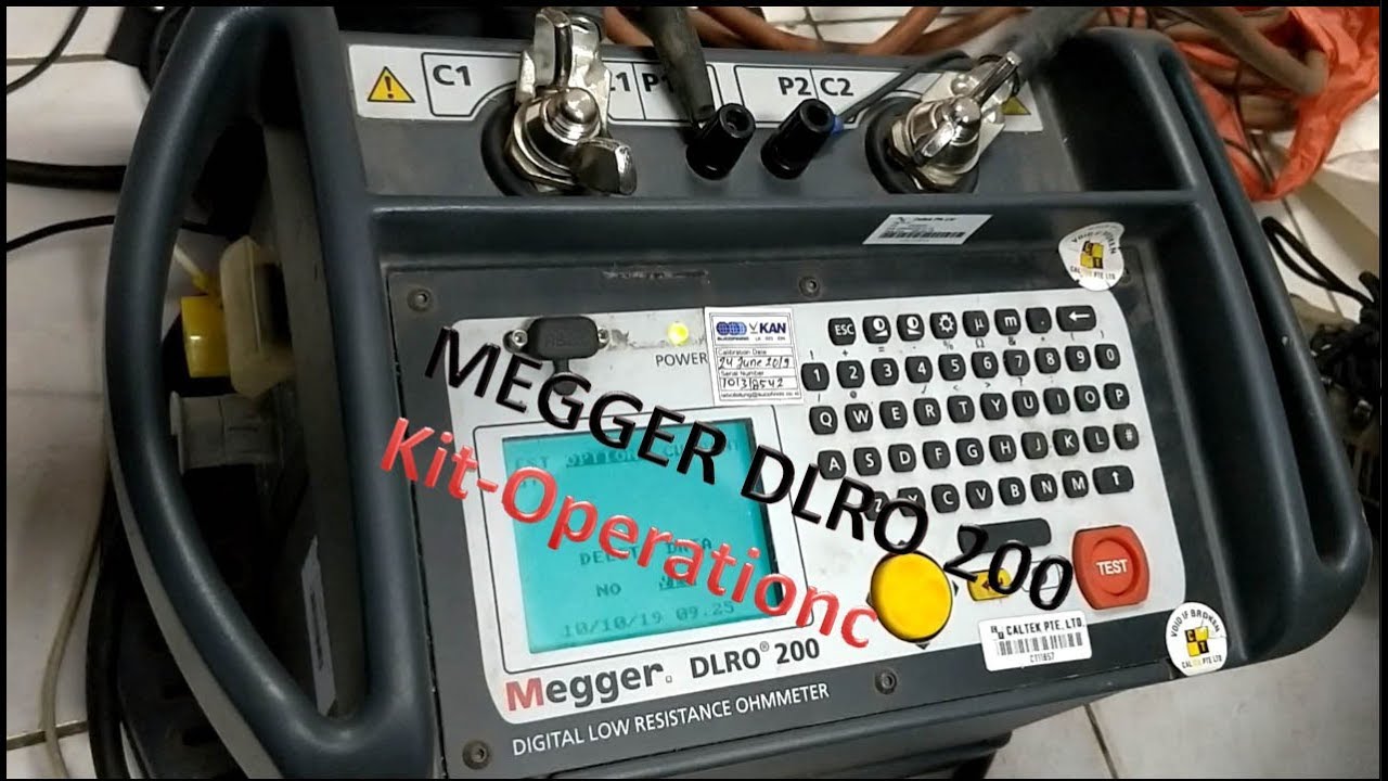 How to Use the Megger DLRO 200 Kit – Step-by-Step Low Resistance Ohmmeter Tutorial