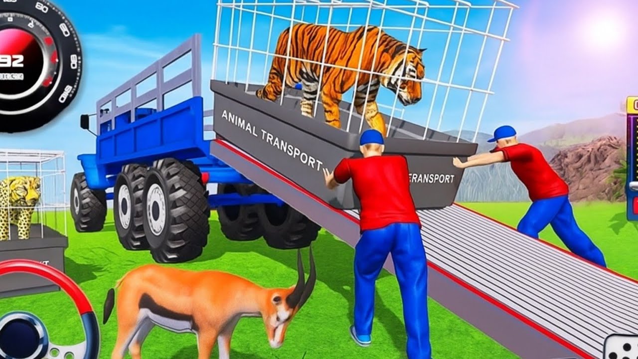 Fram Animal Truck Transport Simulator - Real Zoo Transporter Truck Driving - Android GamePlay 
