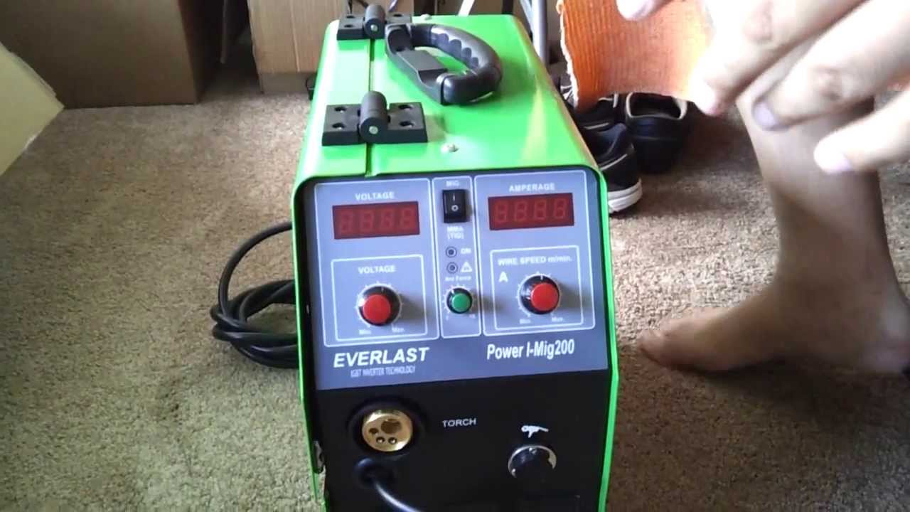 Everlast I-MIG 200 (Part 1 = Unboxing)