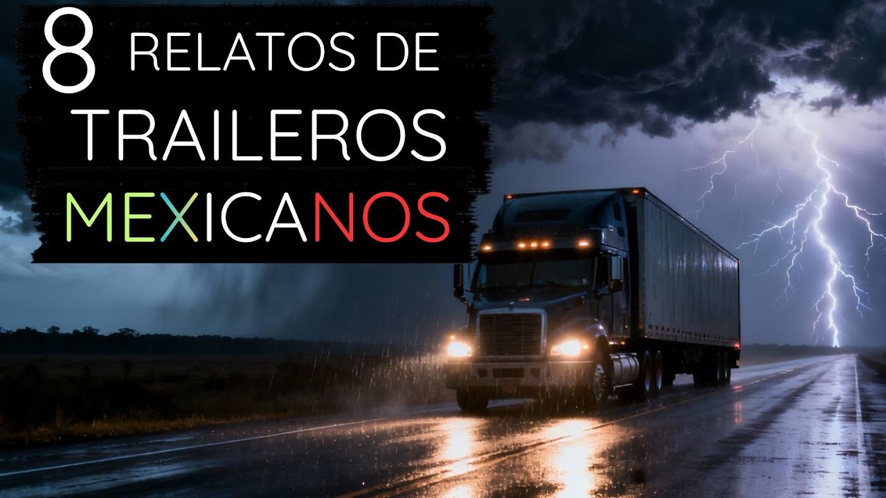 8 HISTORIAS DE TERROR ATERRADORAS DE TRAILEROS MEXICANOS | 1 HORA EN RUTAS NOCTURNAS