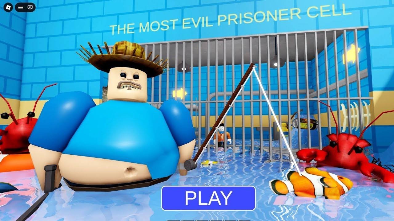 Barry Still Me From Fishing In Barry's Prison Run in roblox obby #roblox #viral #games