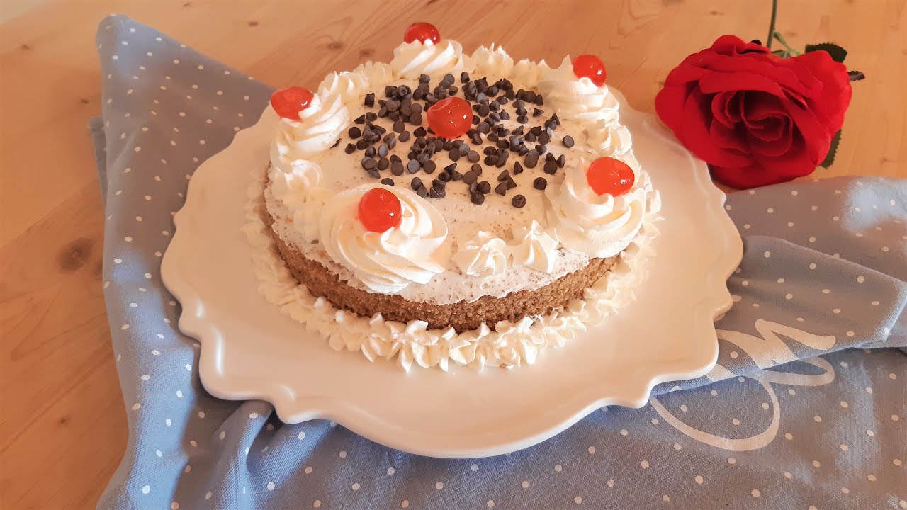 Torta fredda cannolo siciliano (si prepara in 5 minuti!)