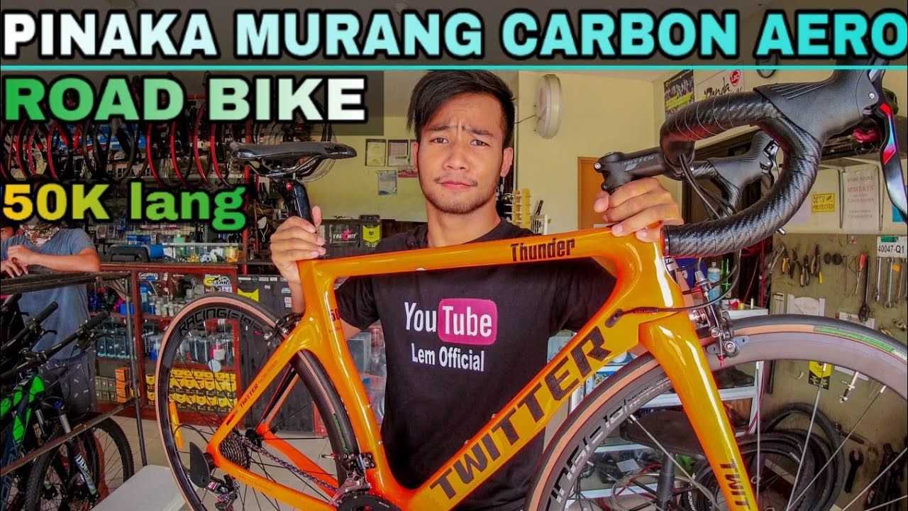 Carbon Aero road bike for 50k lang! Bike check sa Twitter thunder 2021.