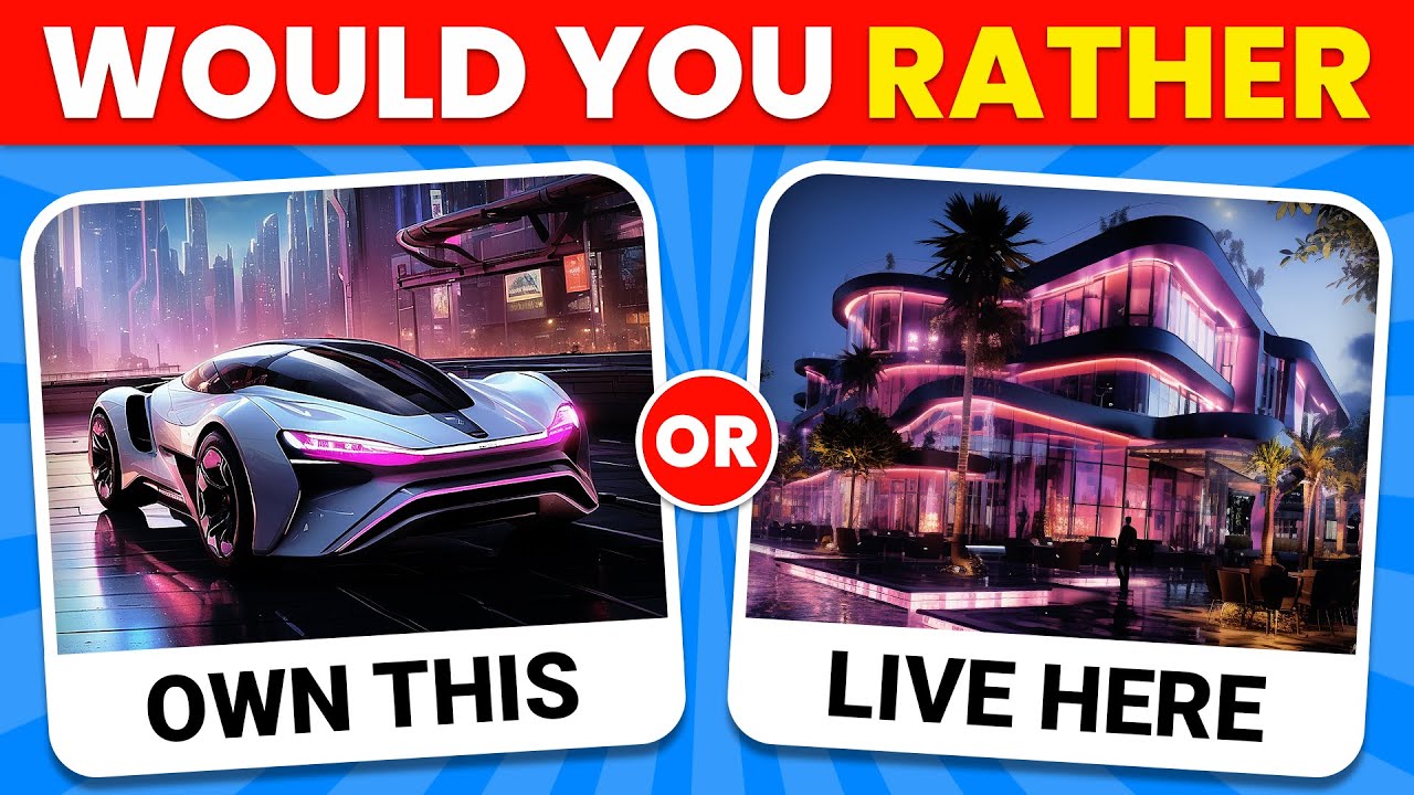 Would You Rather - Futuristic Luxury Life Edition💎 | Jungle Quiz