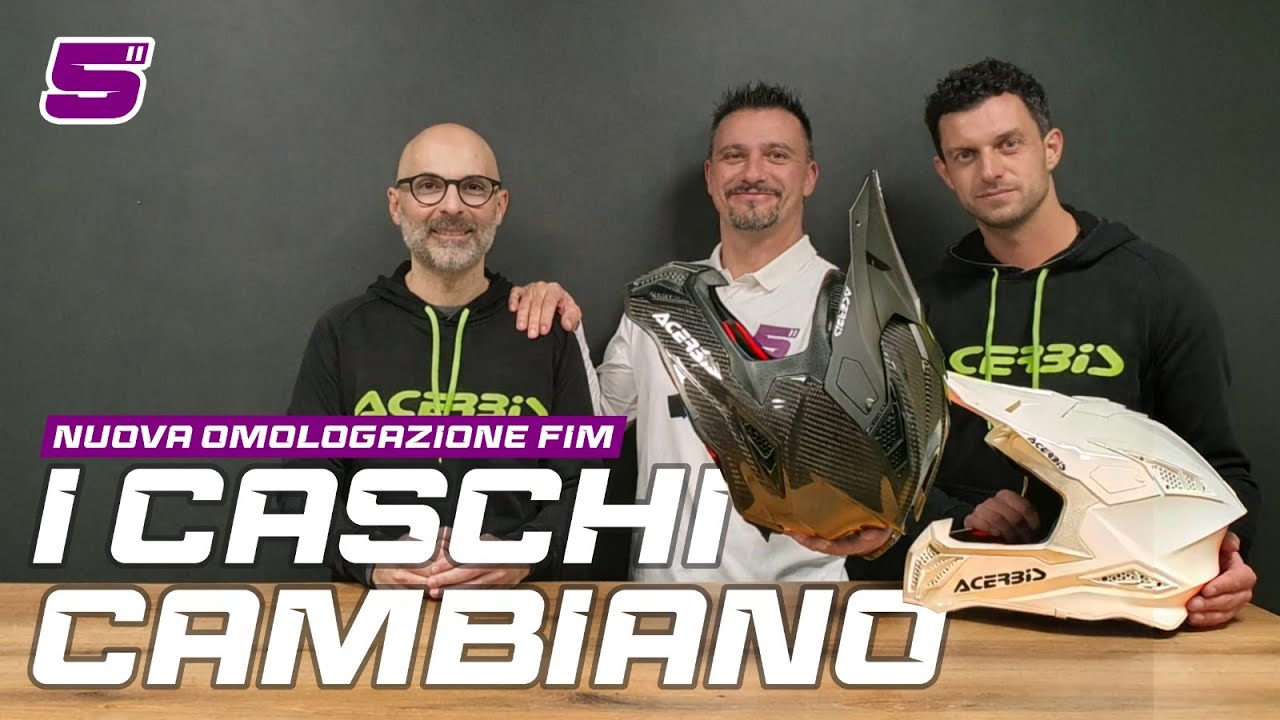 Nuova OMOLOGAZIONE FIM per CASCHI OFFROAD | ACERBIS spiega cosa CAMBIA con l'AIRSTRIKE FIM RACING #2