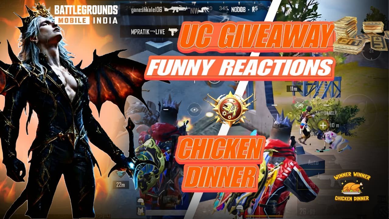 Bgmi 4.1 update | Rush gameplay | UC/RP GIVEAWAY