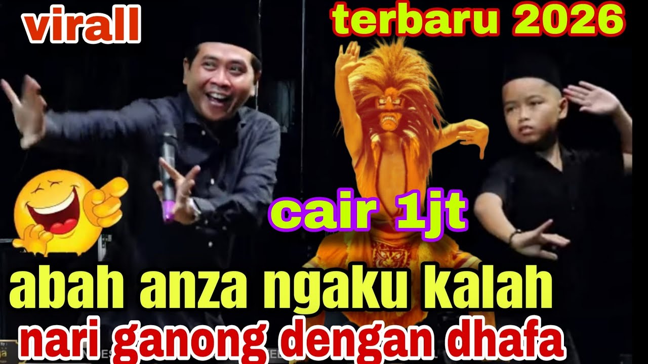 ‼️VIRAL ABAH ANZA MENIRUKAN TARI GANONGAN DHAFA LUCU SAMPEK KEMEKEL🤣🤣😂 BOCIL SERBABISA MULTITALENTA