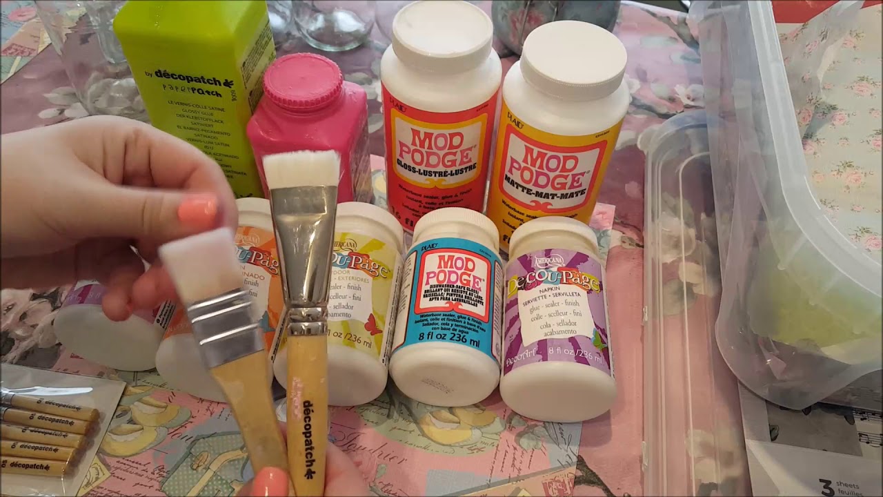 Upcycled Jam Jar - Intro into Decoupage - Decopatch - Pen pot