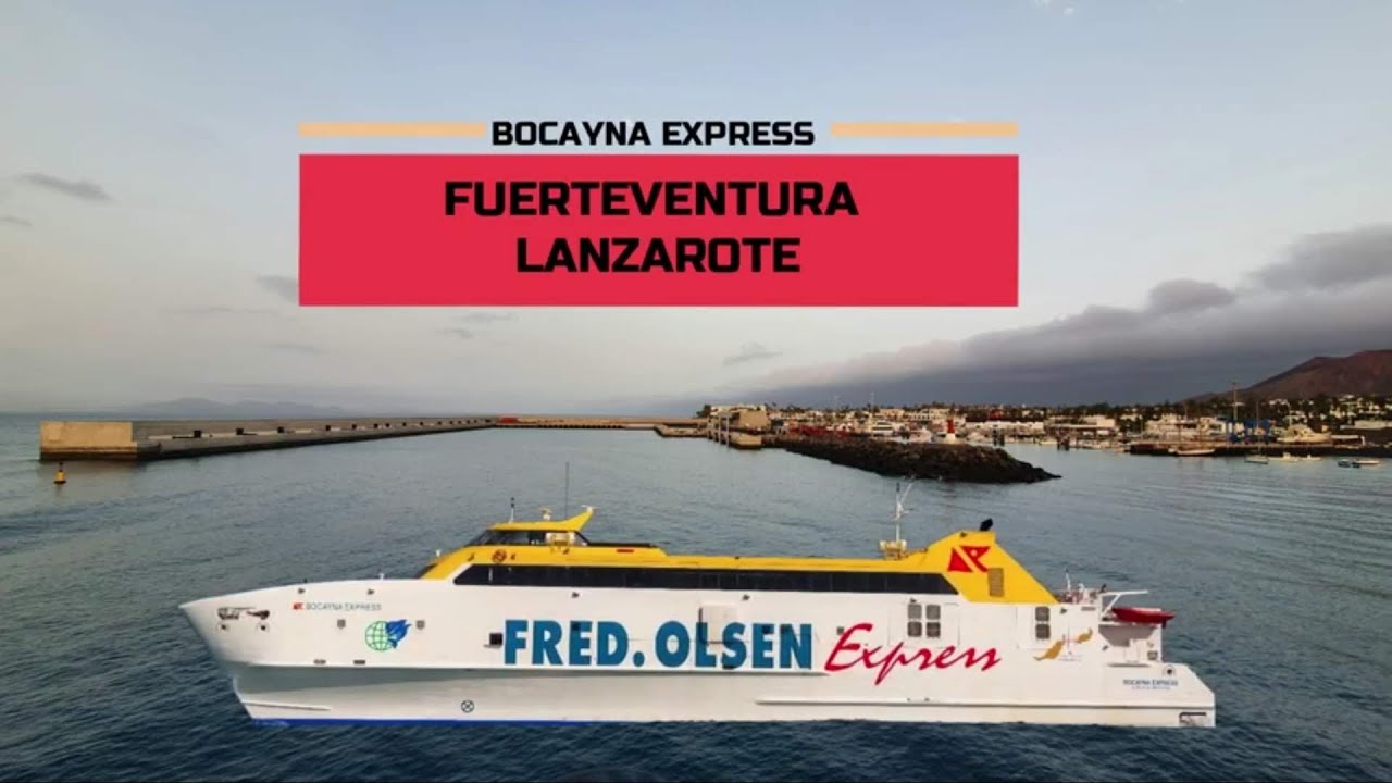 Fuerteventura Lanzarote en el fast ferry Bocayna Express de Fred Osen Express 06-07-21
