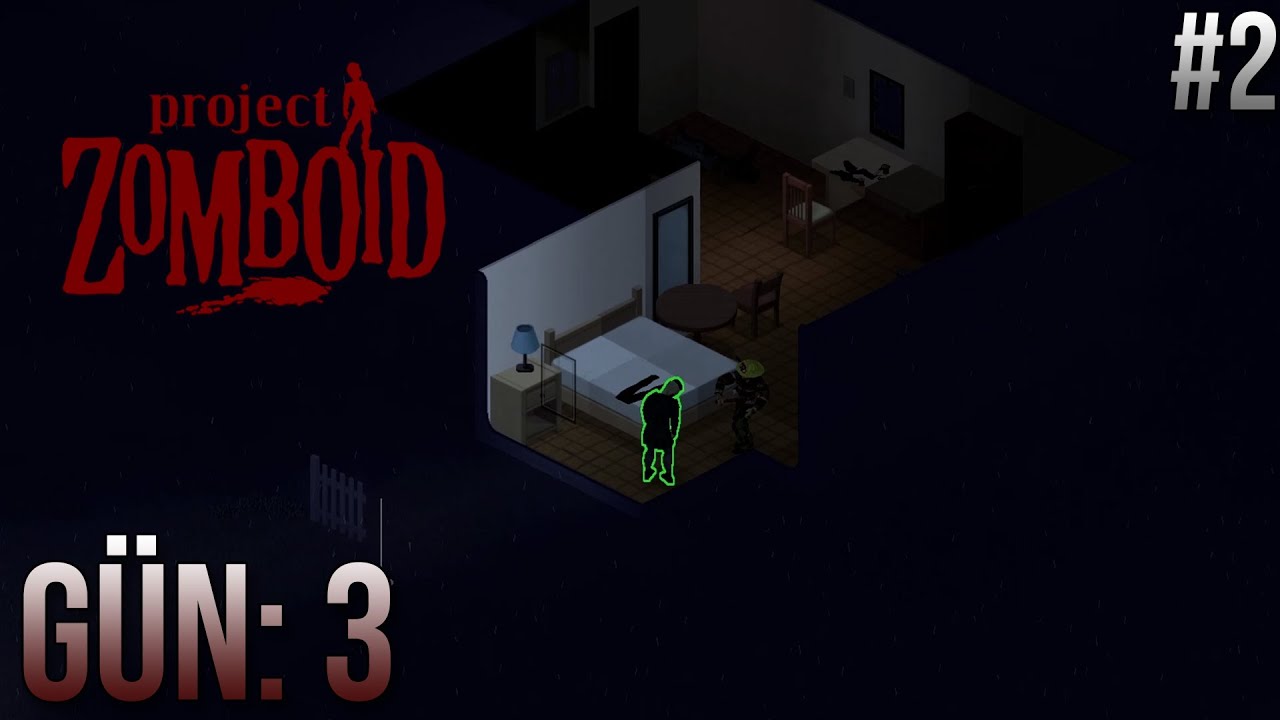 Gece Uyku Tuzağı! Bu Hatayı Yaparsan Sabah Görmezsin!!! | Vanilla Hayatta Kalma | Project Zomboid #2