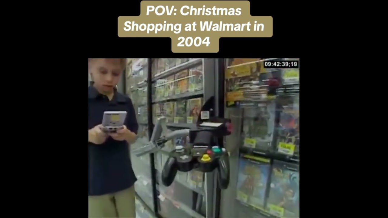 Christmas Shopping At Walmart in 2004