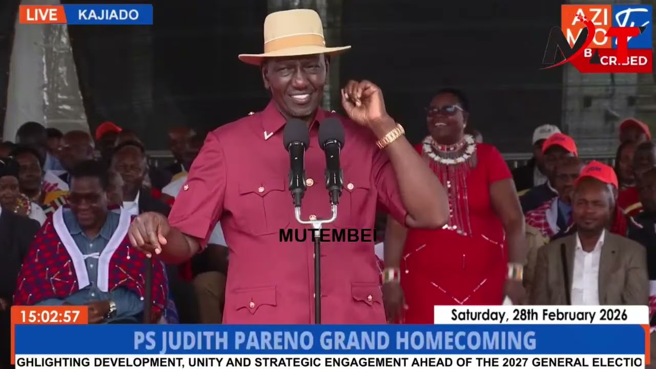 RUTO’S EXPLOSIVE SPEECH IN KAJIADO LEAVES CROWD STUNNED!