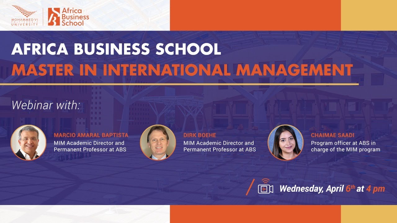 Master in International Management by ABS- Info session