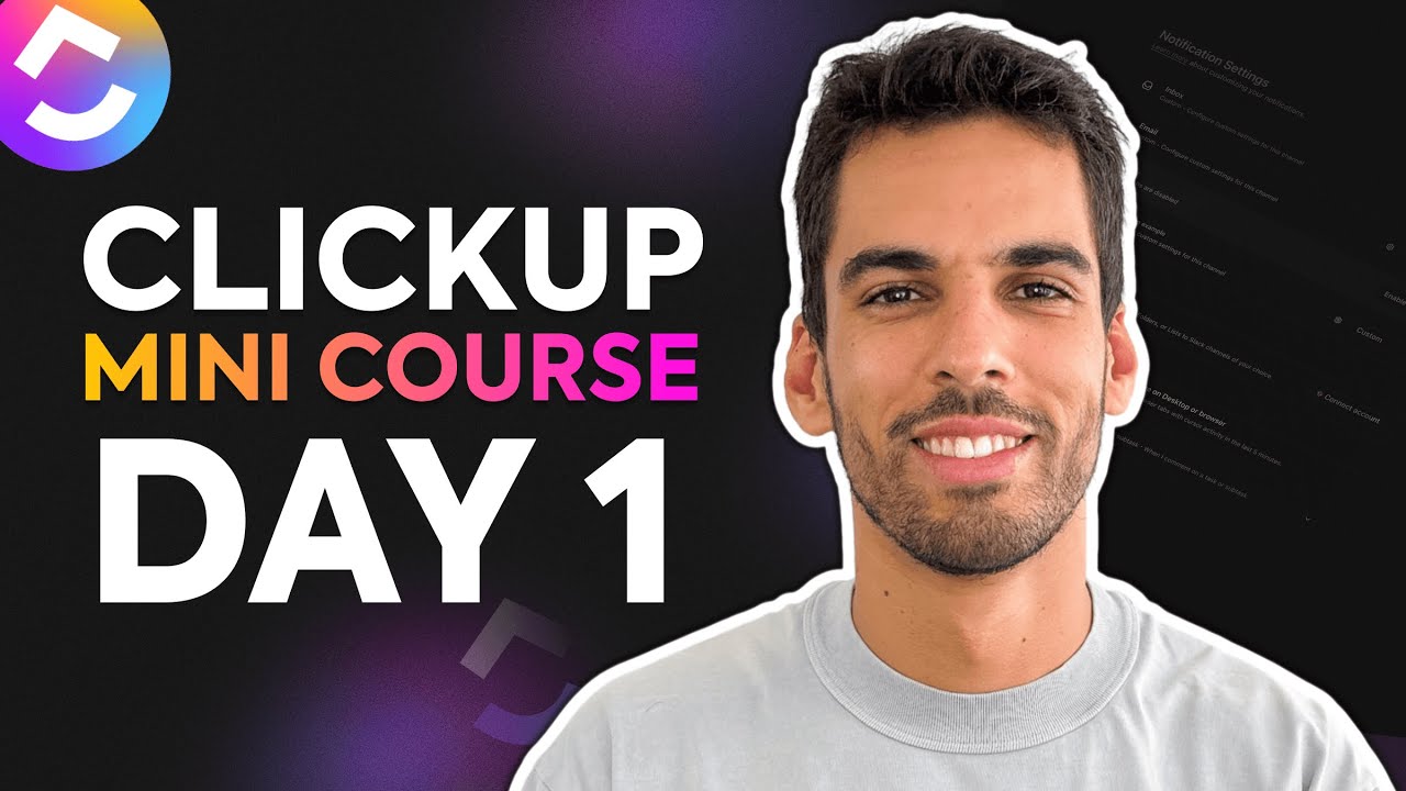 ClickUp для начинающих: полное руководство по настройке и обучающее видео (мини-курс, день 1)