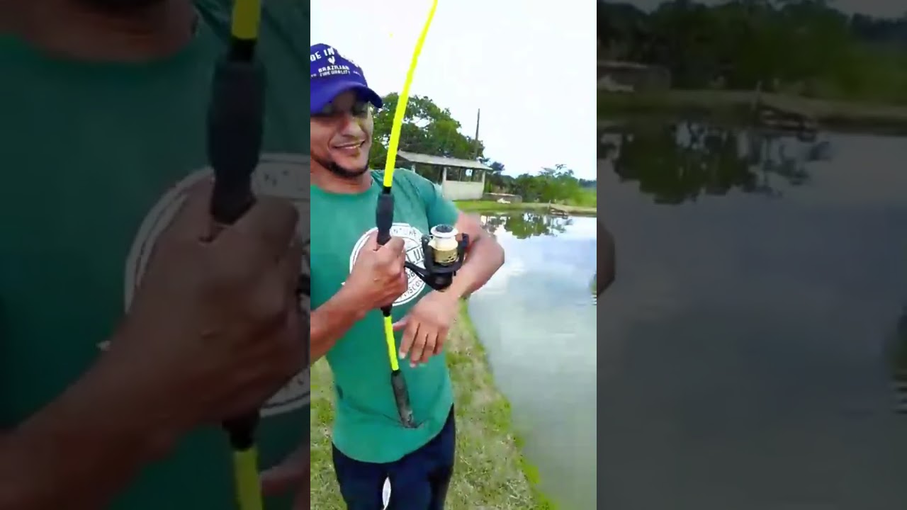 pesca do dia no pesqueiro uma boa briga! #pescaria #pesqueiro #fishing #pesqueirodeondecevem #pesca