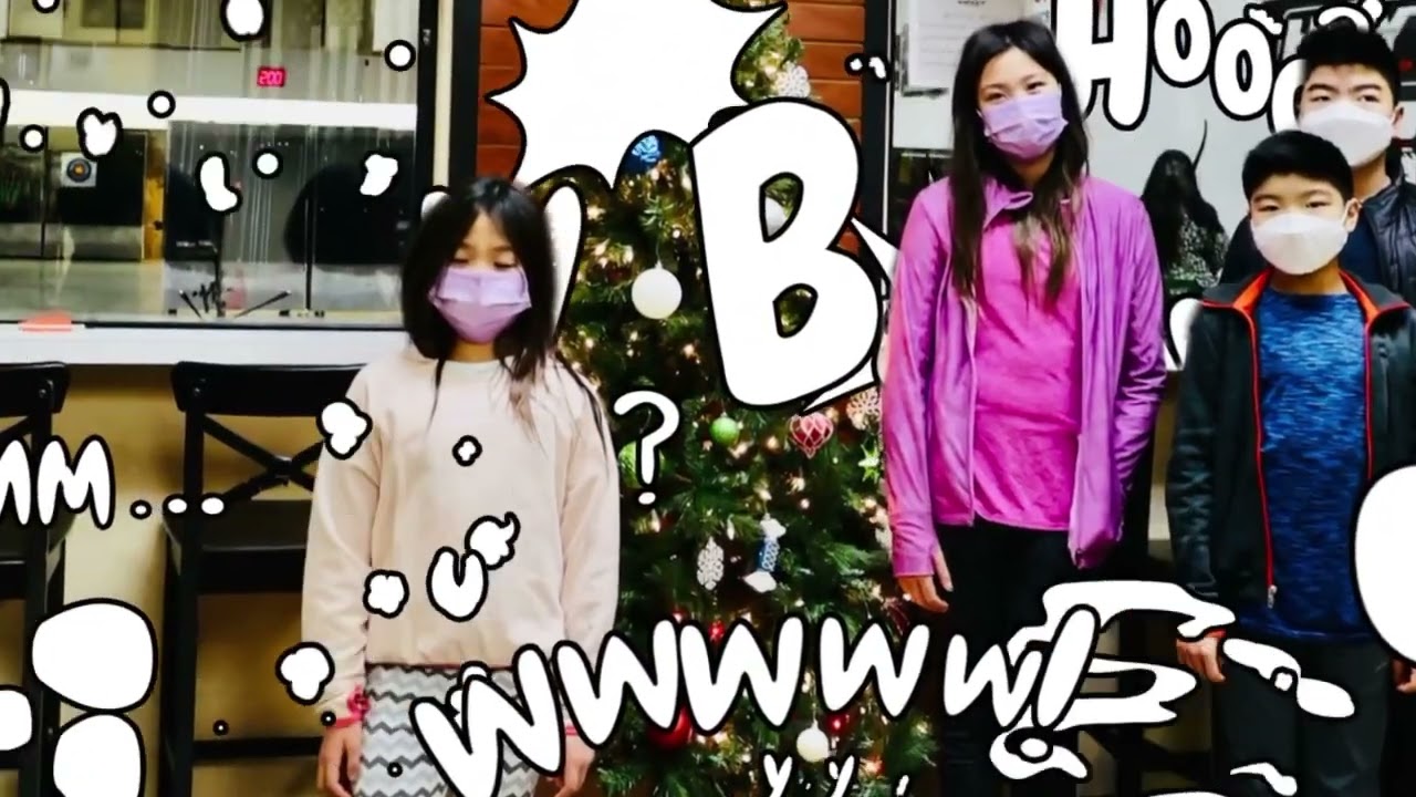 2021-12-23 Pauline Wong with 4 Grandkids Funtime at Vegas